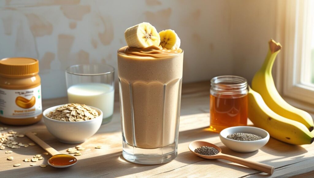 Milkshake Parfait pour le Petit-Déjeuner : Énergie & Crémeux